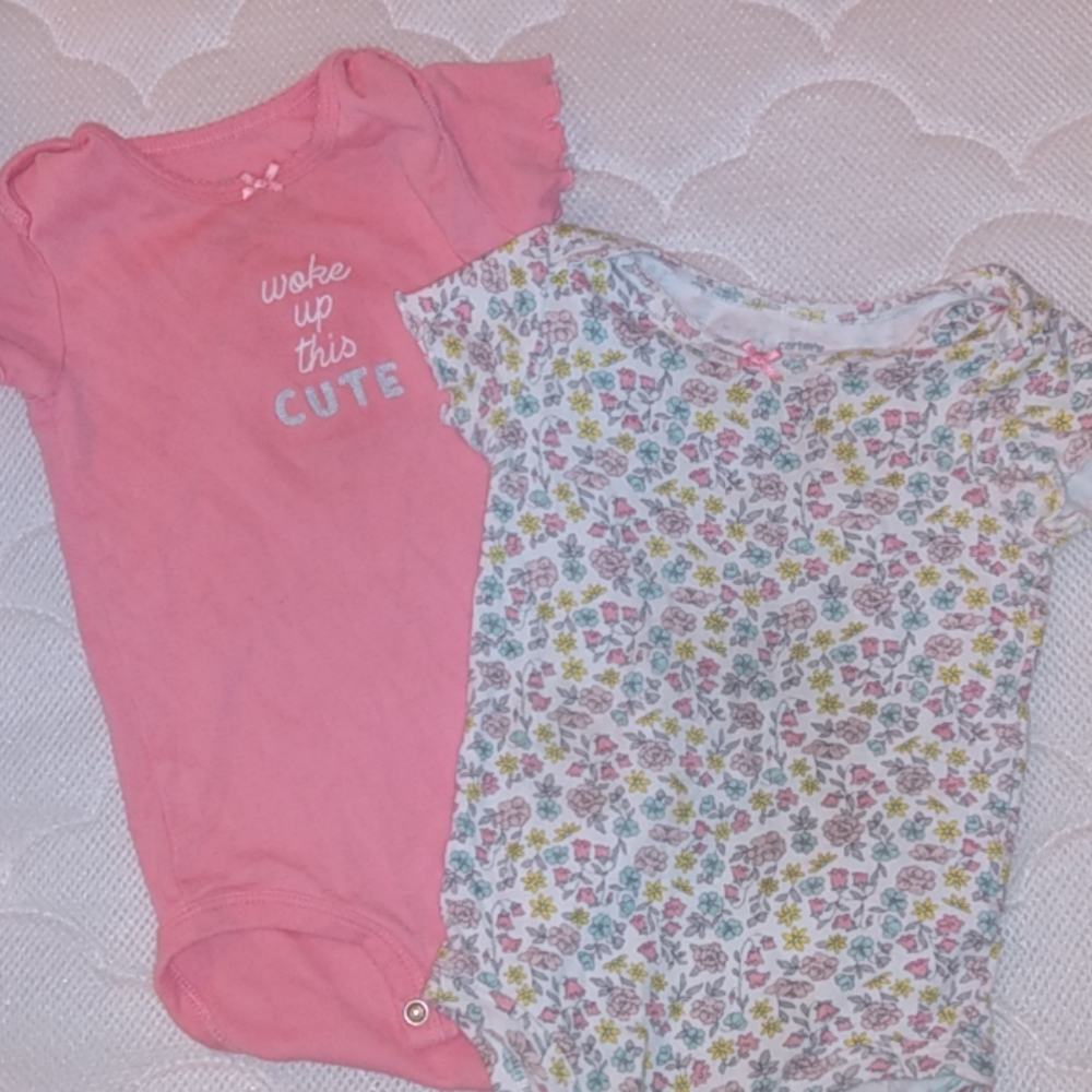 Carter's 🌼 Spring Onesies, 12M